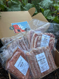 Breakfast Box from Rocklyn Springs Farm, includes breakfast sausage, bacon and ground pork