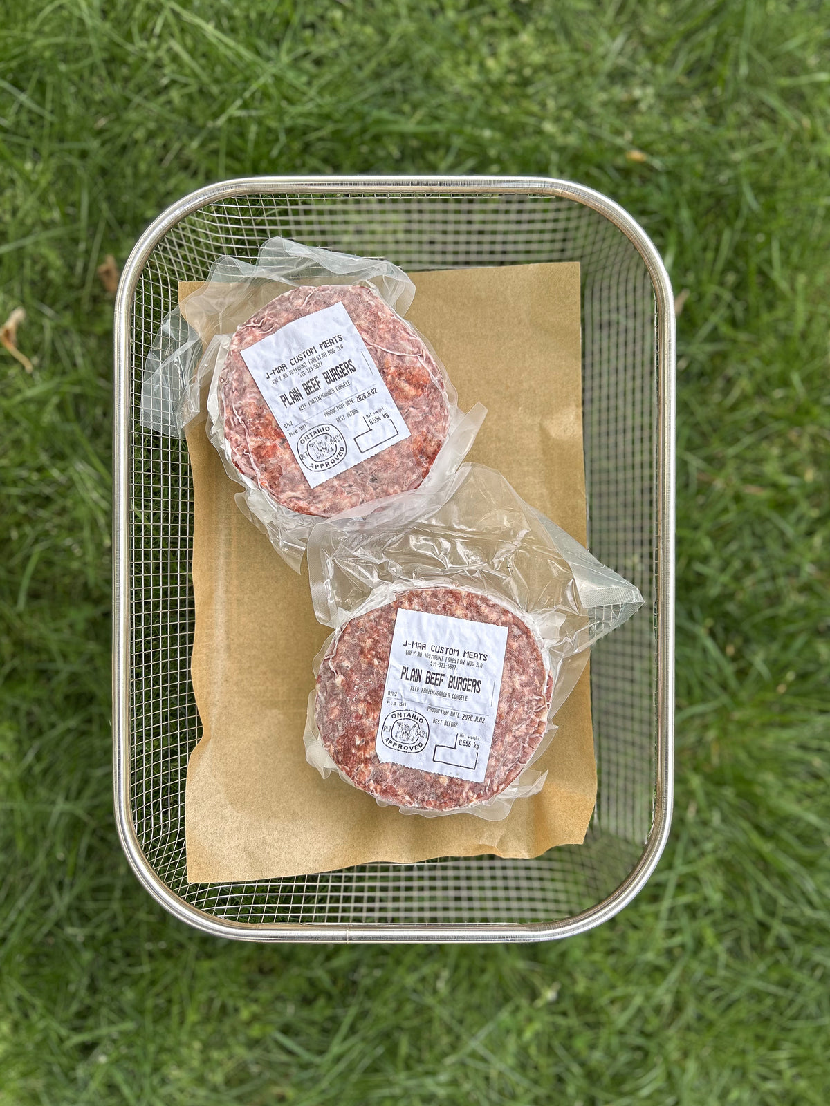 Grass-Fed Beef Hamburgers from Rocklyn Springs Farm