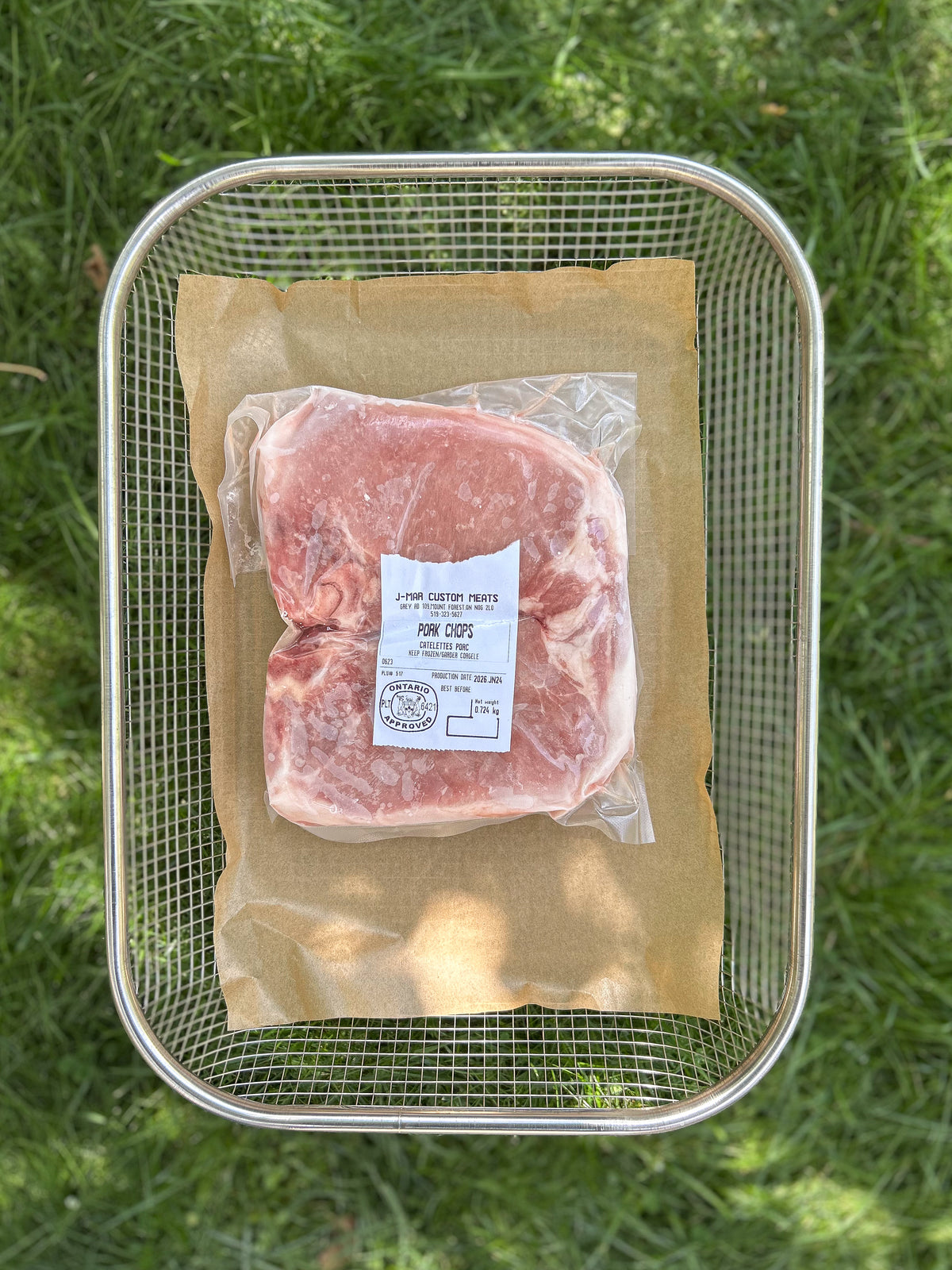 Fresh Pork Chops from Rocklyn Springs Farm