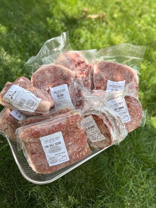 BBQ Box of our Grass-Fed Beef, Pasture Raised Pork and Chicken
