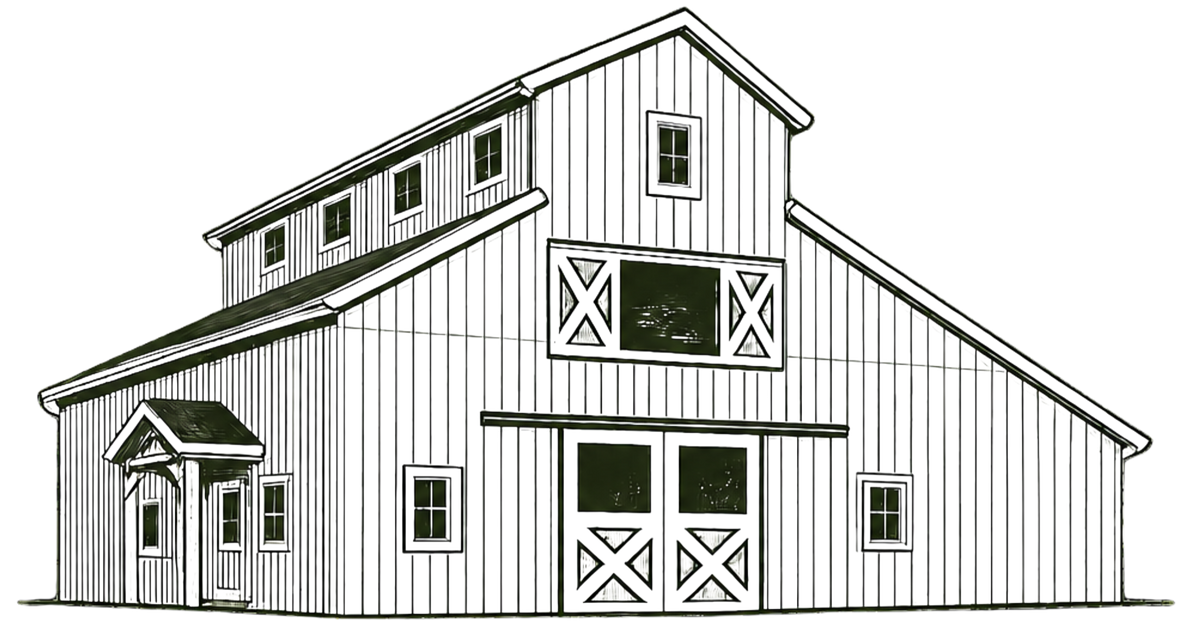 Rocklyn Springs Farm- Barn Drawing
